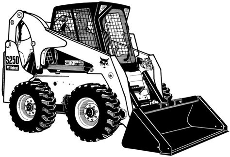 skid steer graphics|bobcat skid steer drawing.